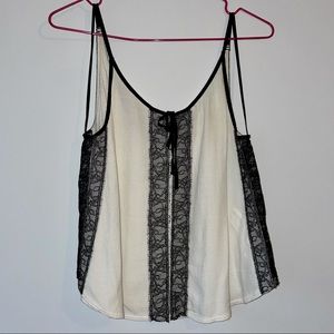 Zara flowy lace tank top